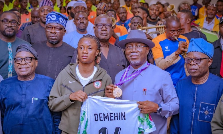 Ondo Governor Gifts ₦30 Million, Residence to Falcons’ Demehin for WAFCON Triumph 