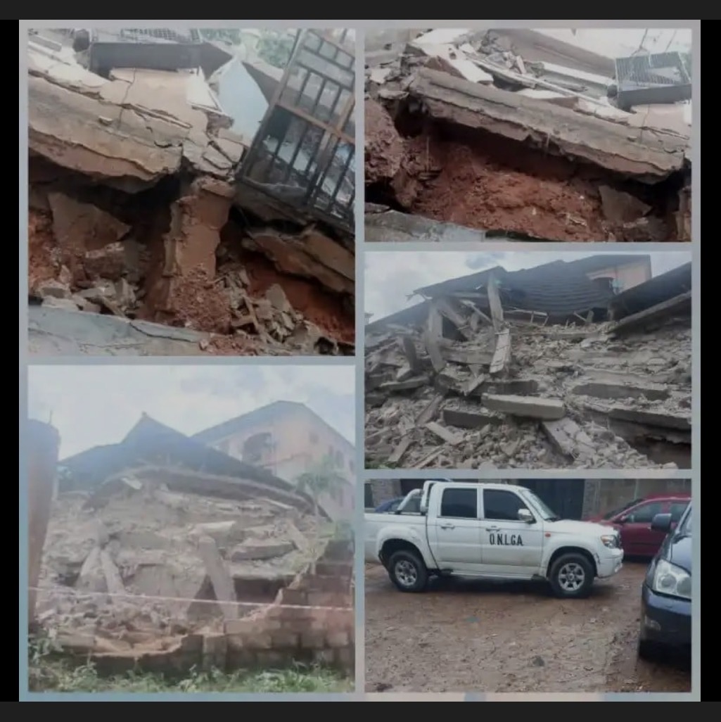 One Dead, Workers Trapped as Anambra Records Two Building Collapses in One Week